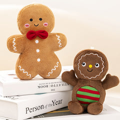 Christmas Gingerbread Man Plush Toy Doll