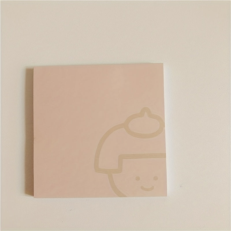 Book Cartoon Bread Memo Memo Notebook Sticky Notes 50 Sheets