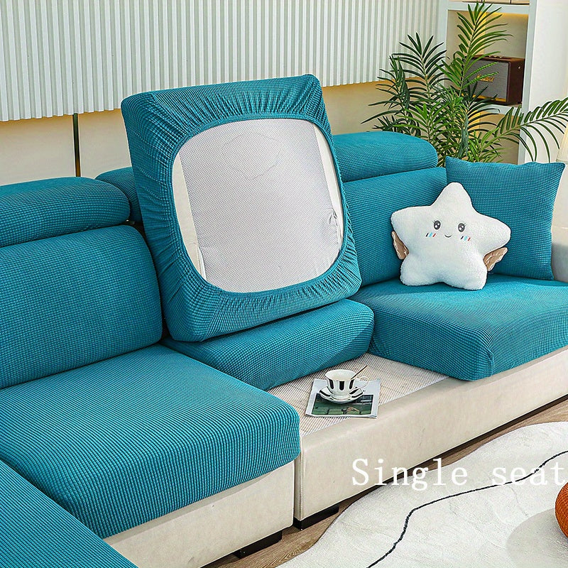 Anti Slip Sofa Cushion Cover with Elastic Band Universal Furniture Protector