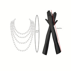 1920s Masquerade Party Costume Accessory Set
