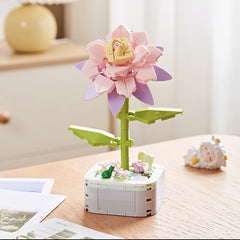 Immortal Flower Building Blocks Creative Flower Building Kit