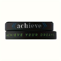 1 Pc Inspirational Silicone Baseball Wristbands with Inspiring Pattern