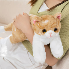 68in Plush Cat Toy Family Companion Soft Stuffed Animal Pillow