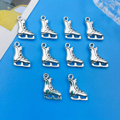 10pcs Hockey Pendants For DIY Jewelry Making