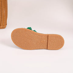 Women's Flat Slide Sandals Lightweight Slip On Shoes
