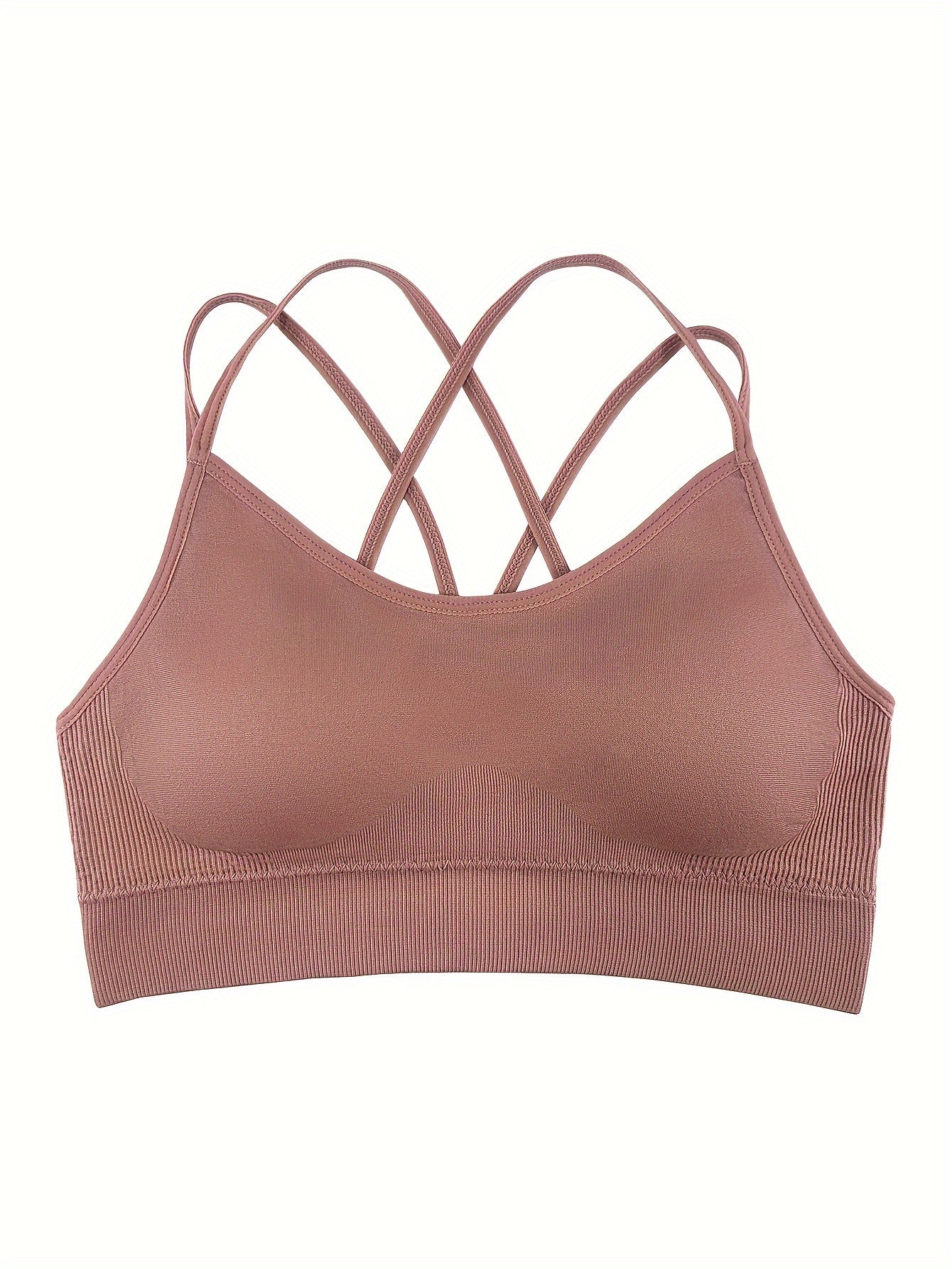 Criss Cross Sports Bra Breathable Workout Lingerie