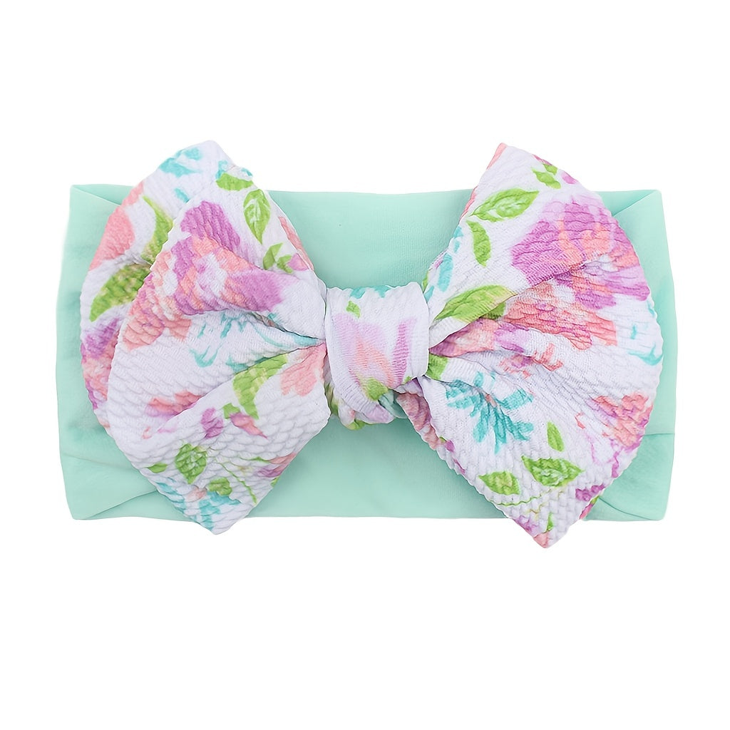 Baby Bow Hair Ties Soft Nylon Hair Accessories