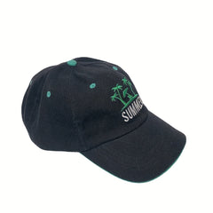 Unisex Palm Tree Embroidered Baseball Cap Summer Sun Hat
