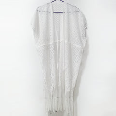 Lace Shawl Sunscreen Cardigan Wrap Loose Smock Beach Shawl