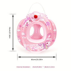 Bunny Pattern Steering Wheel Swimming Ring Pool Toy