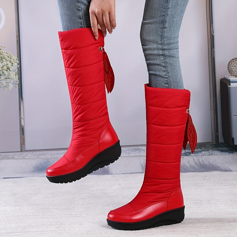 Women's Waterproof Snow Boots High Top Warm Boots