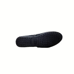 Men's Striped Loafers Lightweight Slip On Flat Shoes