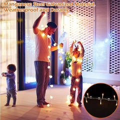 20pcs Christmas String Light Hook Outdoor Clip for Holiday Decoration