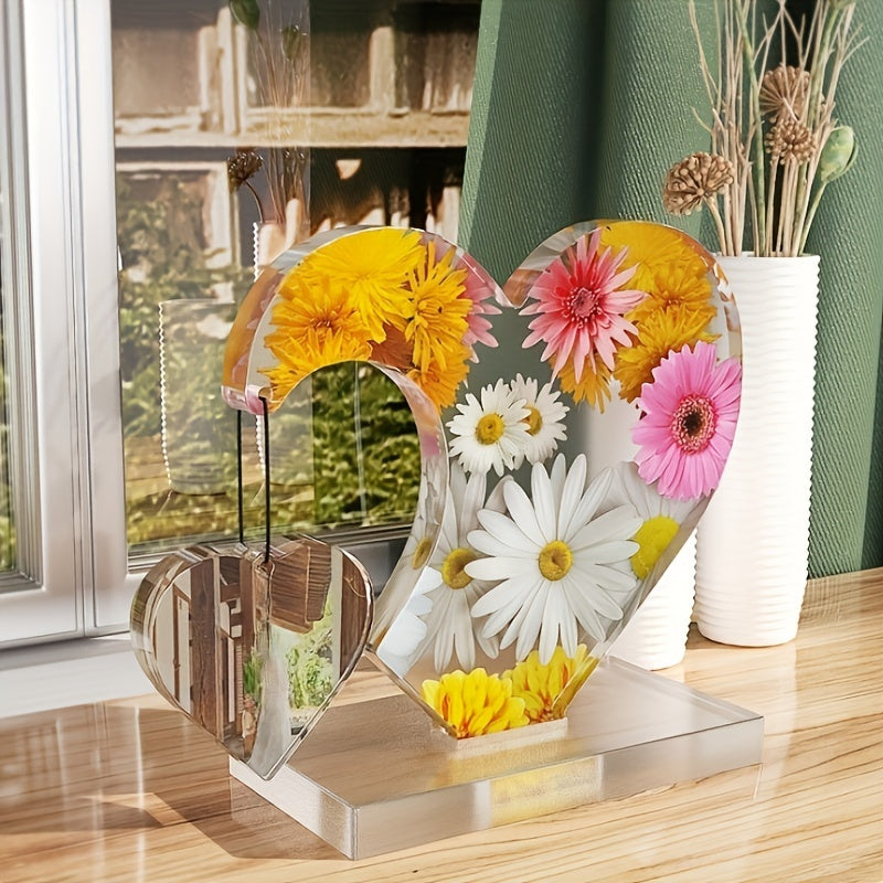 Large Heart Display Resin Silicone Casting Mold DIY Home Decoration