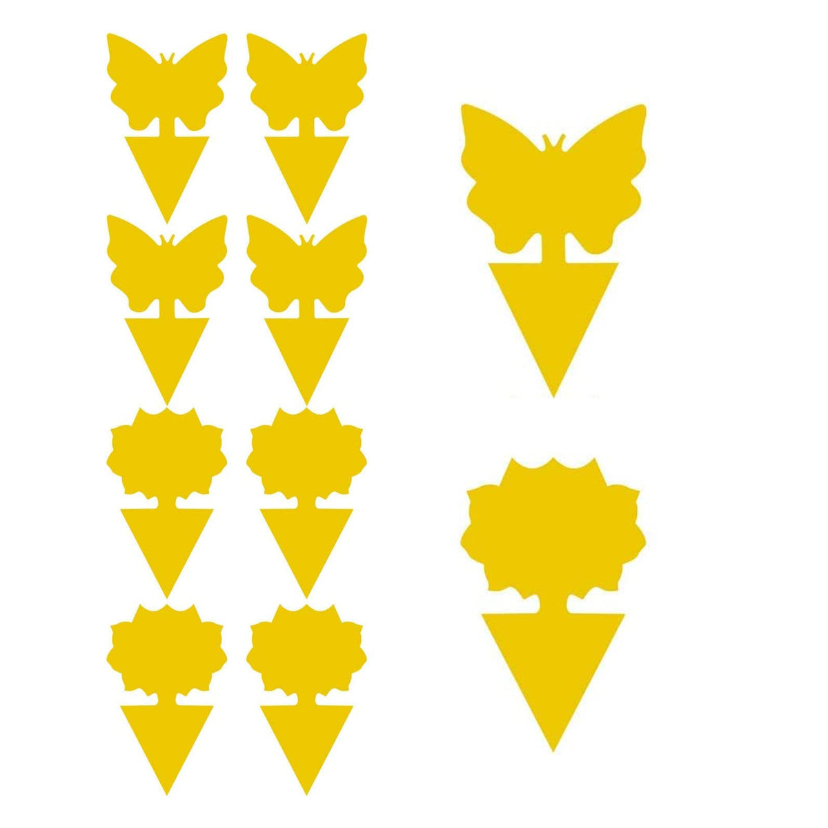 Non-Toxic Yellow Sticky Bug Traps for Indoor and Outdoor Use