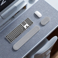 Memory Foam Keyboard Wrist Rest Set for Typing and Relieving Wrist