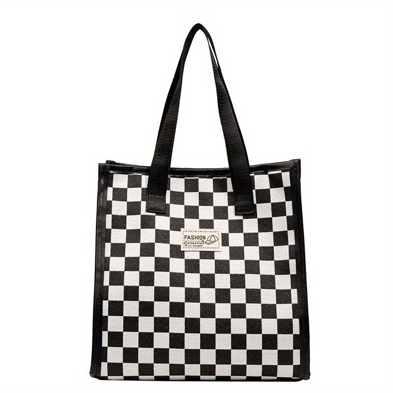 Geometric Pattern Handbag Casual All Match Carrying Bag For Women
