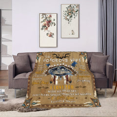 Soft Warm Throw Blanket for Home & Outdoor Use - Gift for Wife