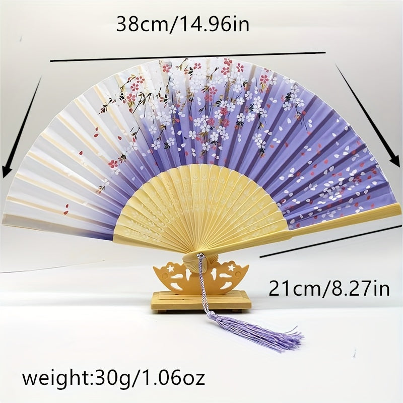 Chinese Classical Folding Flower Fan Dance for Party
