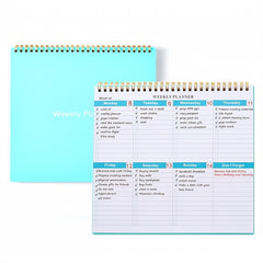 1pc Weekly Daily Calendar Planner Notepad Journal For School Office