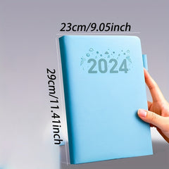 A4 Soft Faux Leather Year's Notebook 360 Sheets
