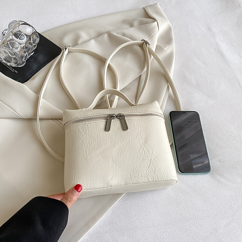 Square Backpack for Women Convertible Crossbody Bag
