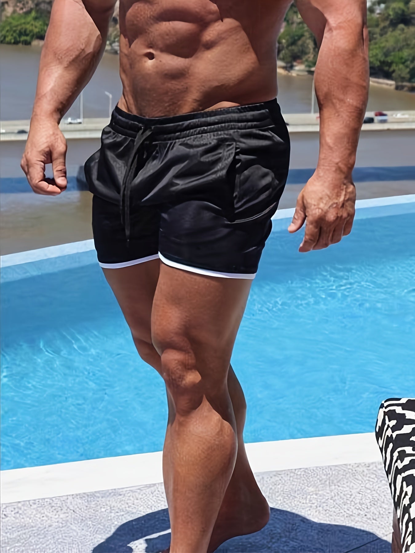 Men's Drawstring Casual Loose Shorts for Summer