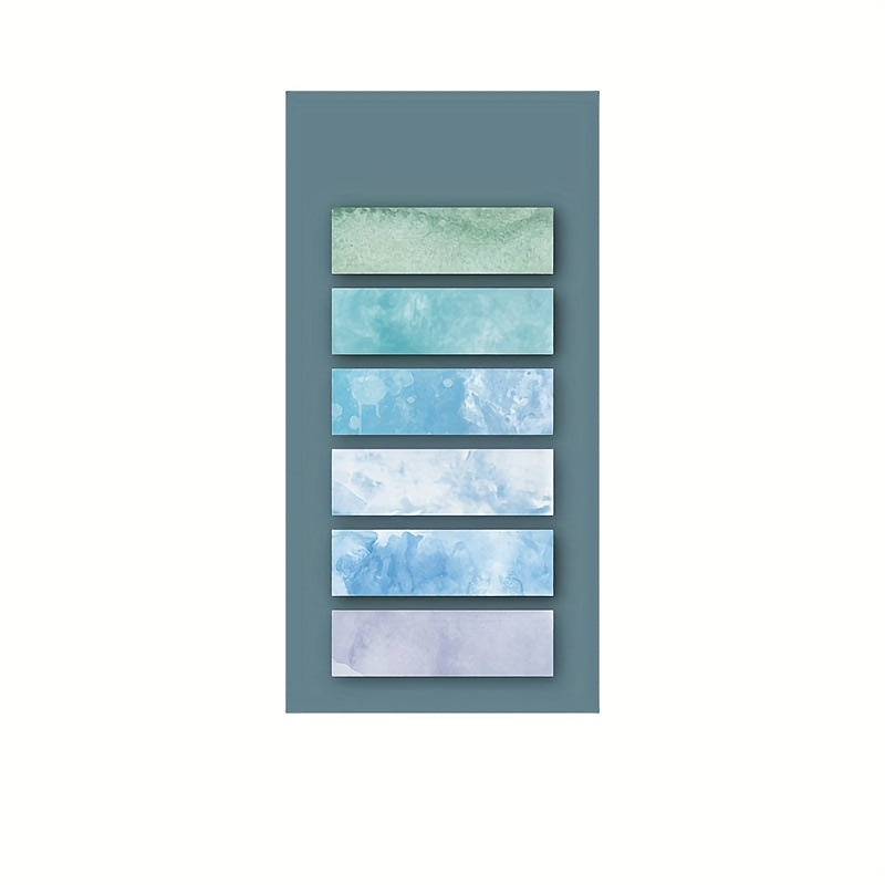 Gradient Sticky Notes for Students, Strong Adhesive Sticky Note Stickers