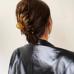 Vintage Leopard Octopus Hair Claw Nonslip Ponytail Holder