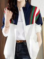 Casual Drop Shoulder Jacket for Women