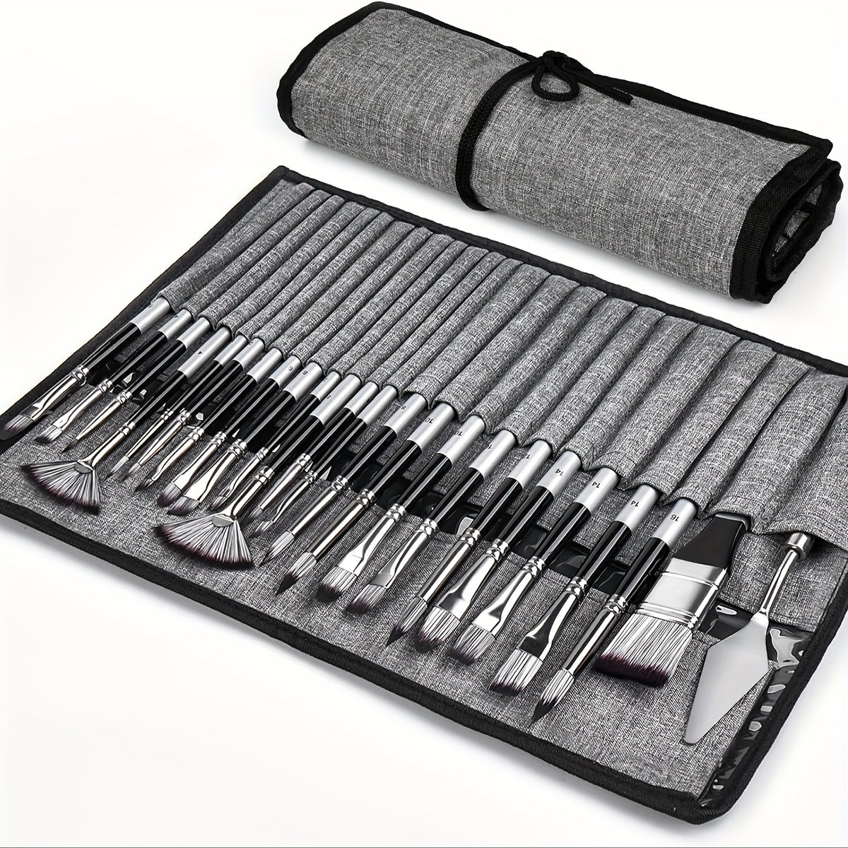 24pcs Expert Series Art Brush Set with Portable Case