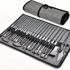 24pcs Expert Series Art Brush Set with Portable Case
