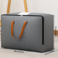 Large Capacity Quilts Storage Bag w/ Handles - Household Organizer