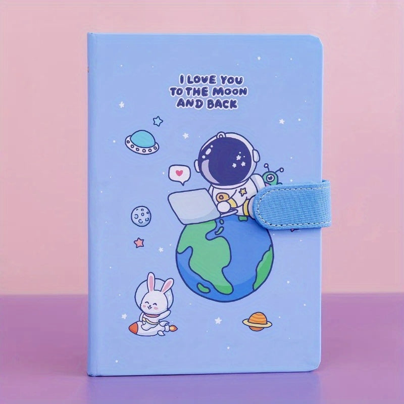 Small Fresh Page Illustration Journal with Notepad