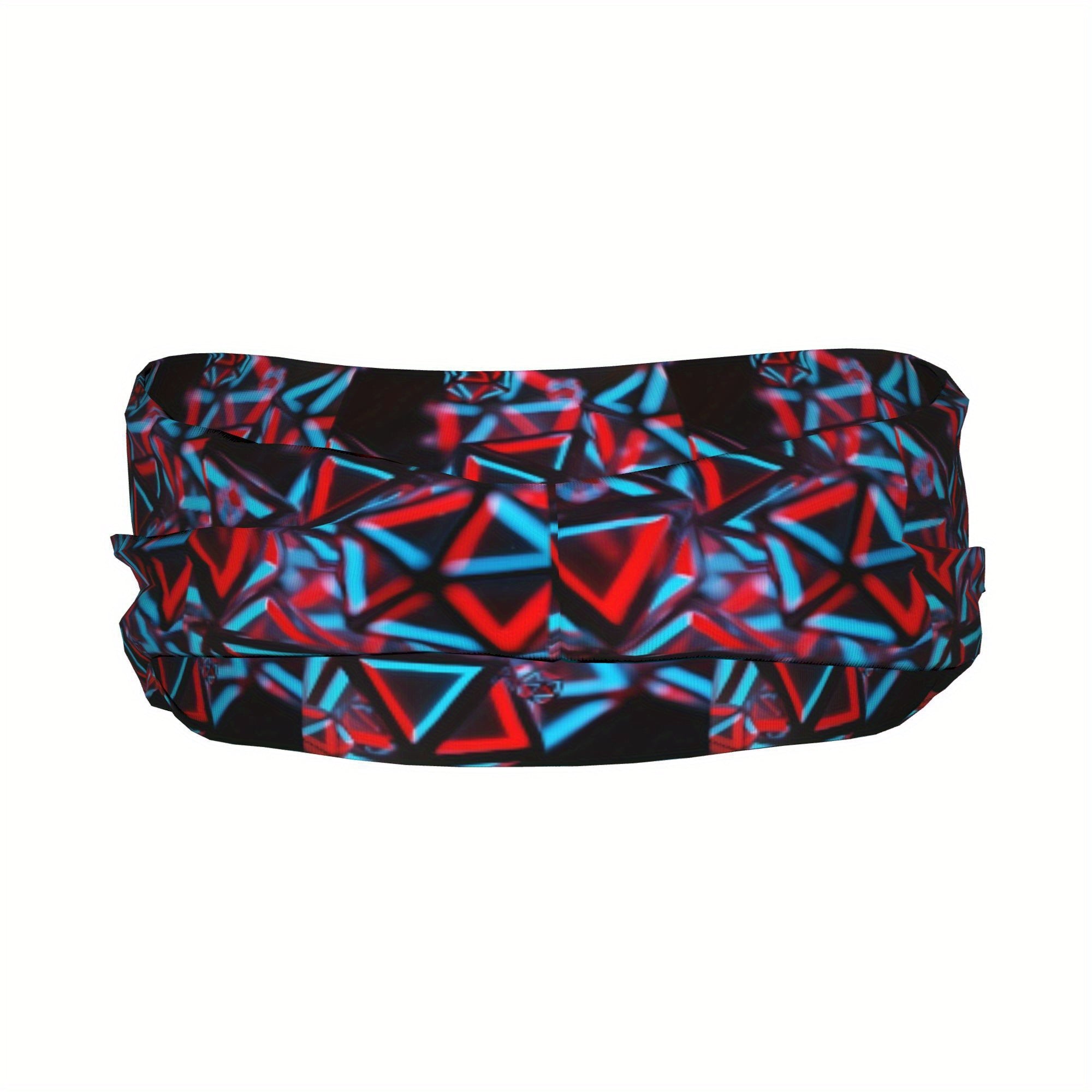 Geometric Pattern Sports Headband for Yoga Gym Running