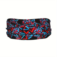 Geometric Pattern Sports Headband for Yoga Gym Running