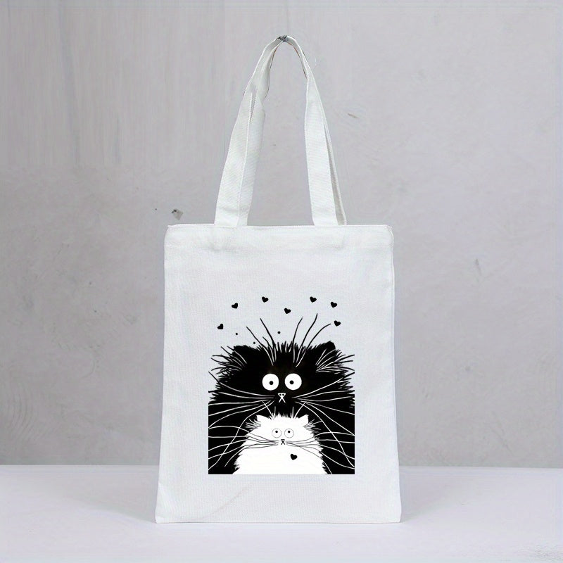 Cat Series Canvas Bag For Men