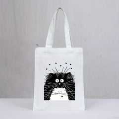 Cat Series Canvas Bag For Men