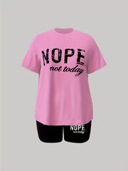  T-shirt & Shorts Two Piece Set