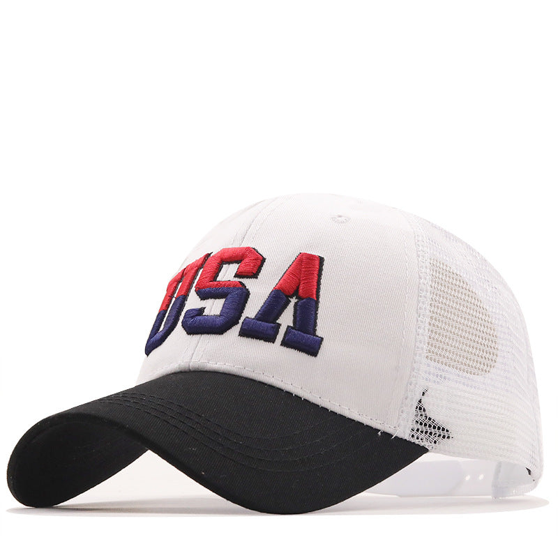 Embroidered Baseball Cap Adjustable Hip Hop Trucker Sun Hat