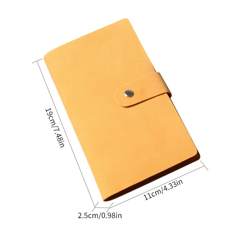 Frosted Leather Large Capacity Card Slot Long Holder