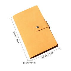Frosted Leather Large Capacity Card Slot Long Holder