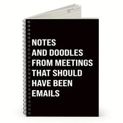 Funny Spiral Journal Notebook for Coworkers - Employee Appreciation Gift