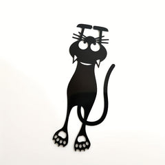 Hollow Out Little Cat Bookmark Acrylic Bookmark Creative Cat Label