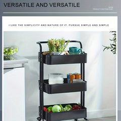 Multi-Tier Kitchen Shelves Beauty Salon Storage Rack