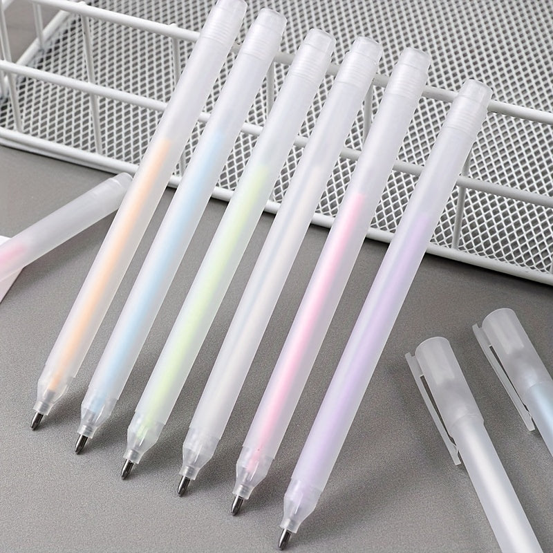 6pcs Frosted Rod Dot Glue Pen Quick Drying Precision Dispensing Pen