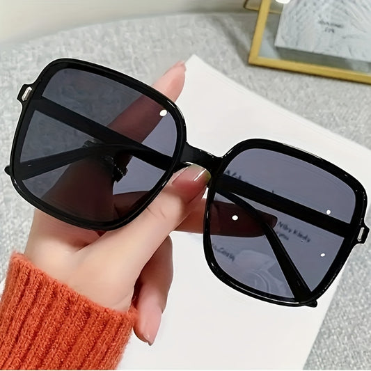 Oversized Square Sunglasses Jelly Gradient Glasses UV400