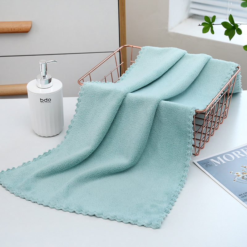 2pcs Solid Towel Set Soft Hand and Bath Towels, Absorbent for Bathroom