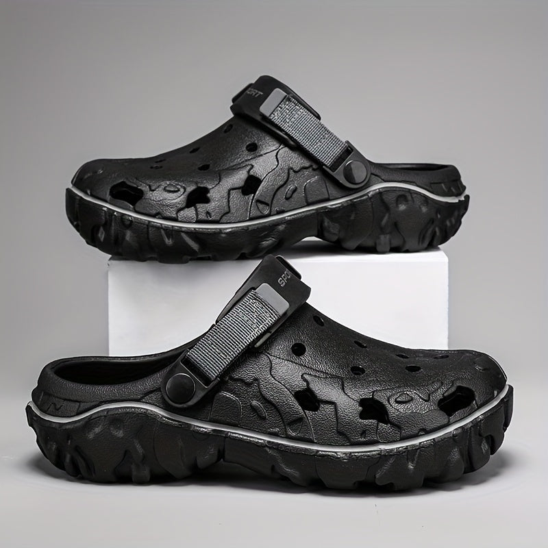 Men's Water Shoes Clogs Slip on Closed Toe Sandals Soft Sole Walking Shoes