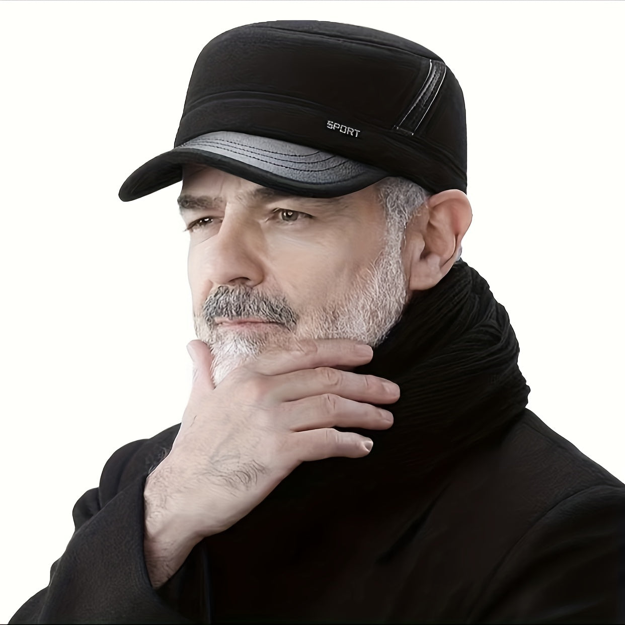Winter Casual Windproof Warm Flat Cap For Middle aged And Elderly Men